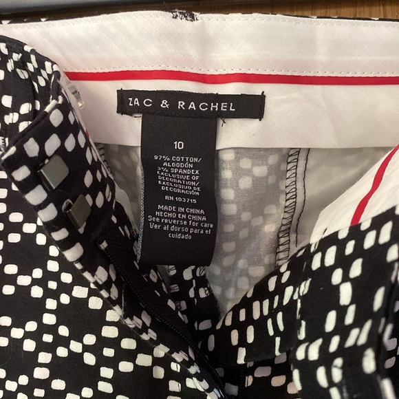 ZAC & RACHEL Dot Print Slim Ankle Pants - Picture 5 of 8